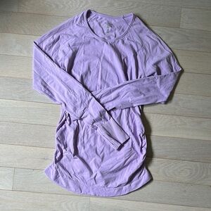Athleta Seamless Long Sleeve Tee - Lavender